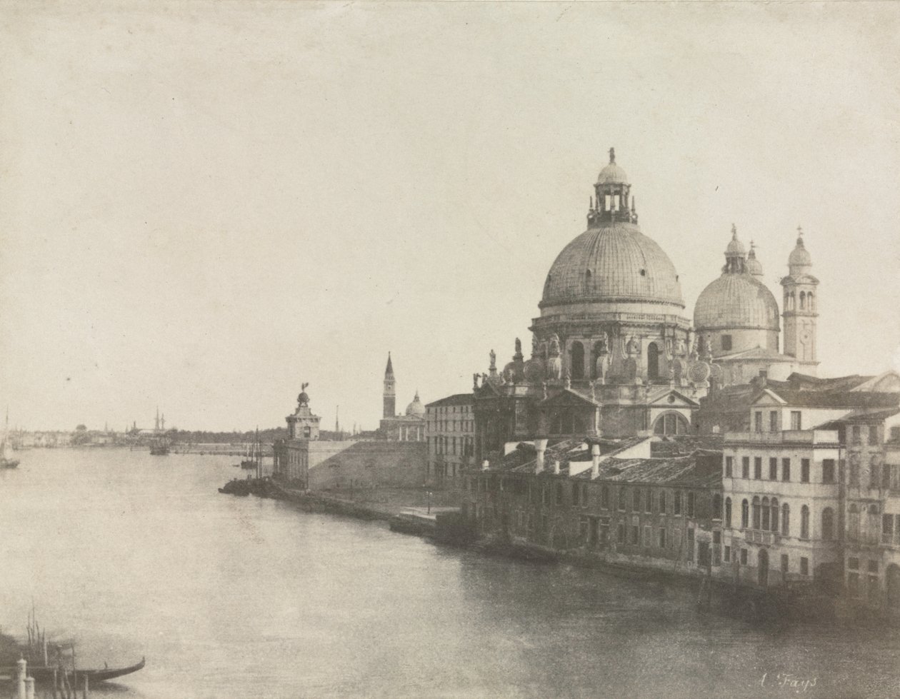 Santa Maria della Salute, vista del Canal Grande, Venezia da Rembrandt van Rijn
