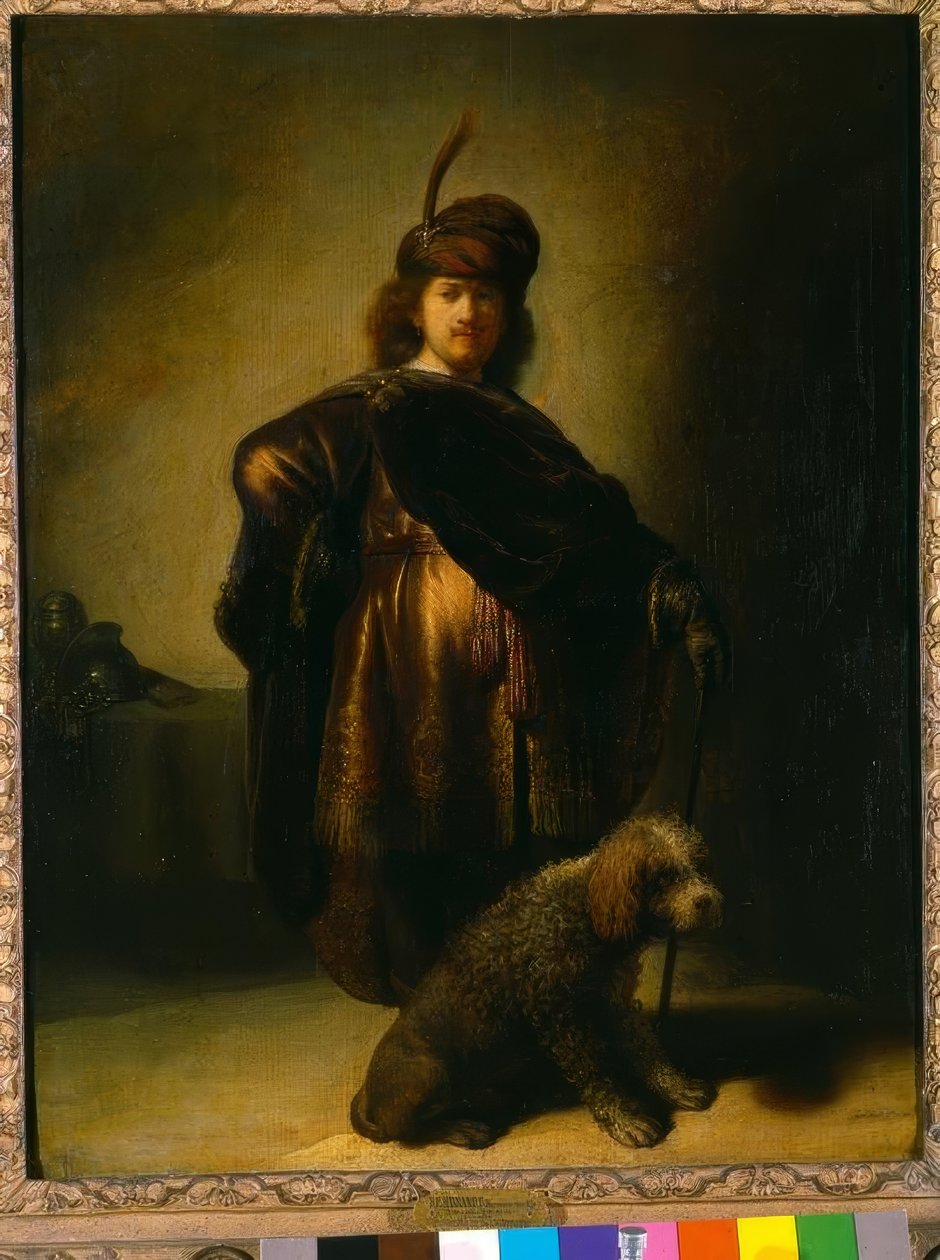 Autoritratto in costume orientale da Rembrandt van Rijn