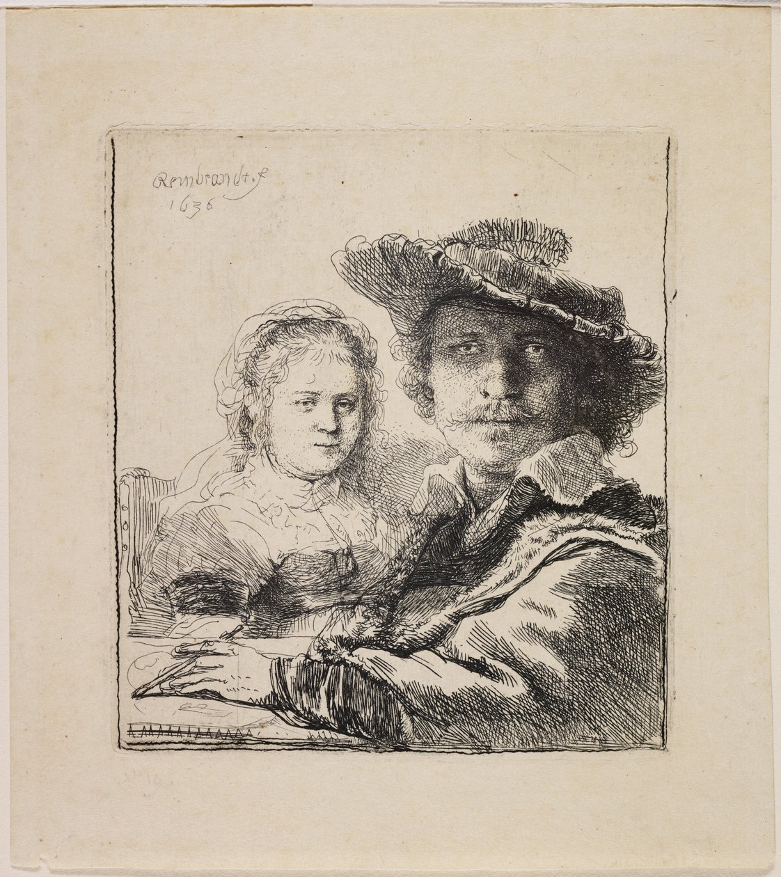 Autoritratto con Saskia da Rembrandt van Rijn
