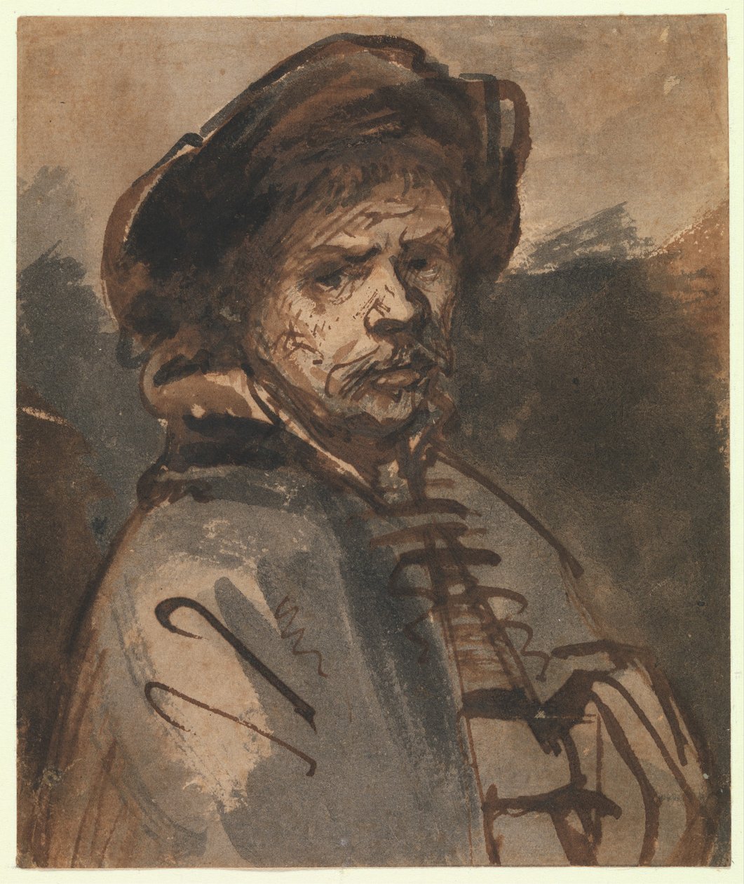 Autoritratto, 1635-40 da Rembrandt van Rijn