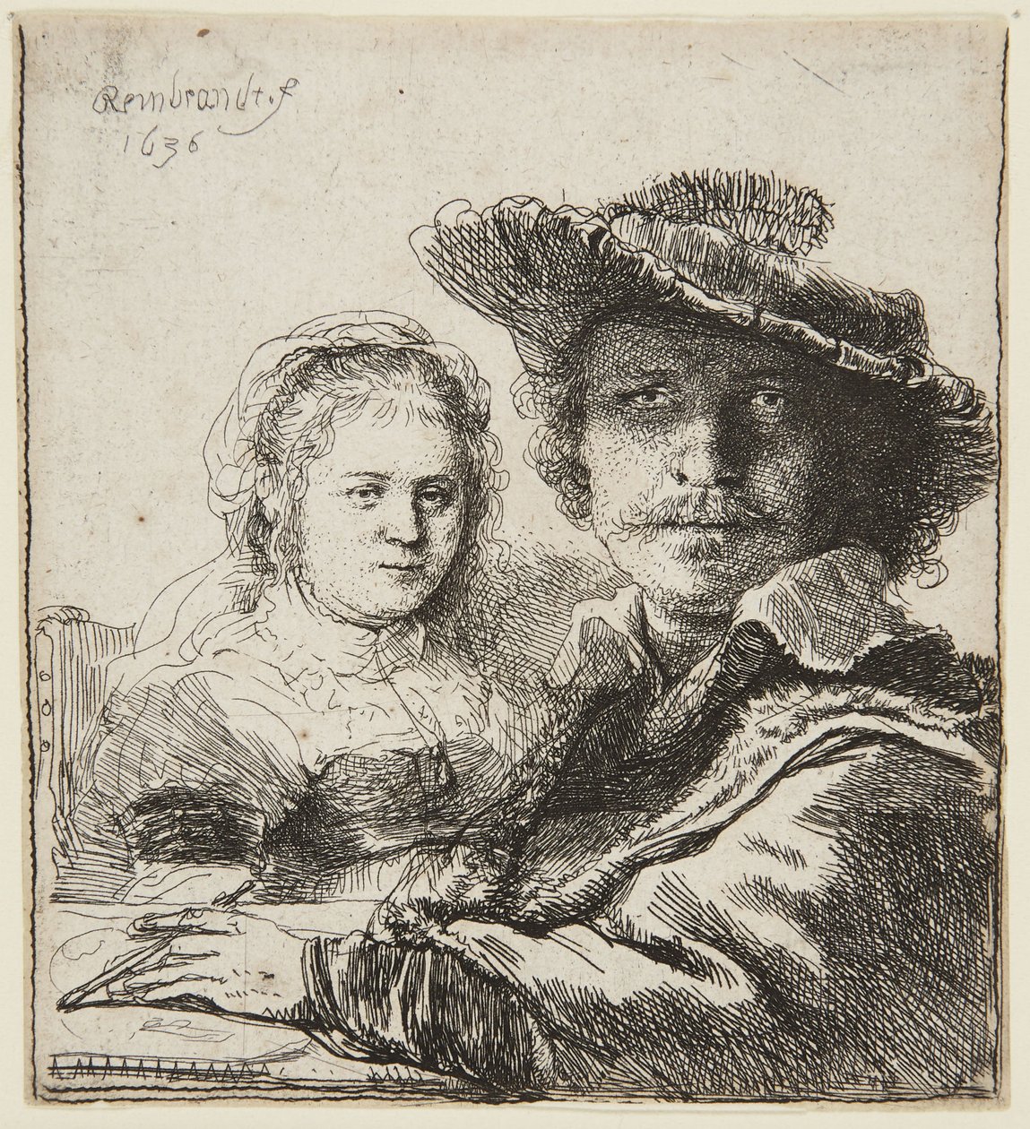 Autoritratto con Saskia da Rembrandt van Rijn