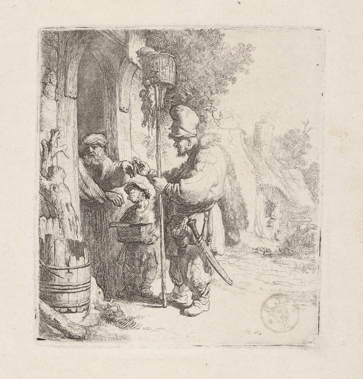Venditore di veleno per topi (Cacciatore di topi) da Rembrandt van Rijn