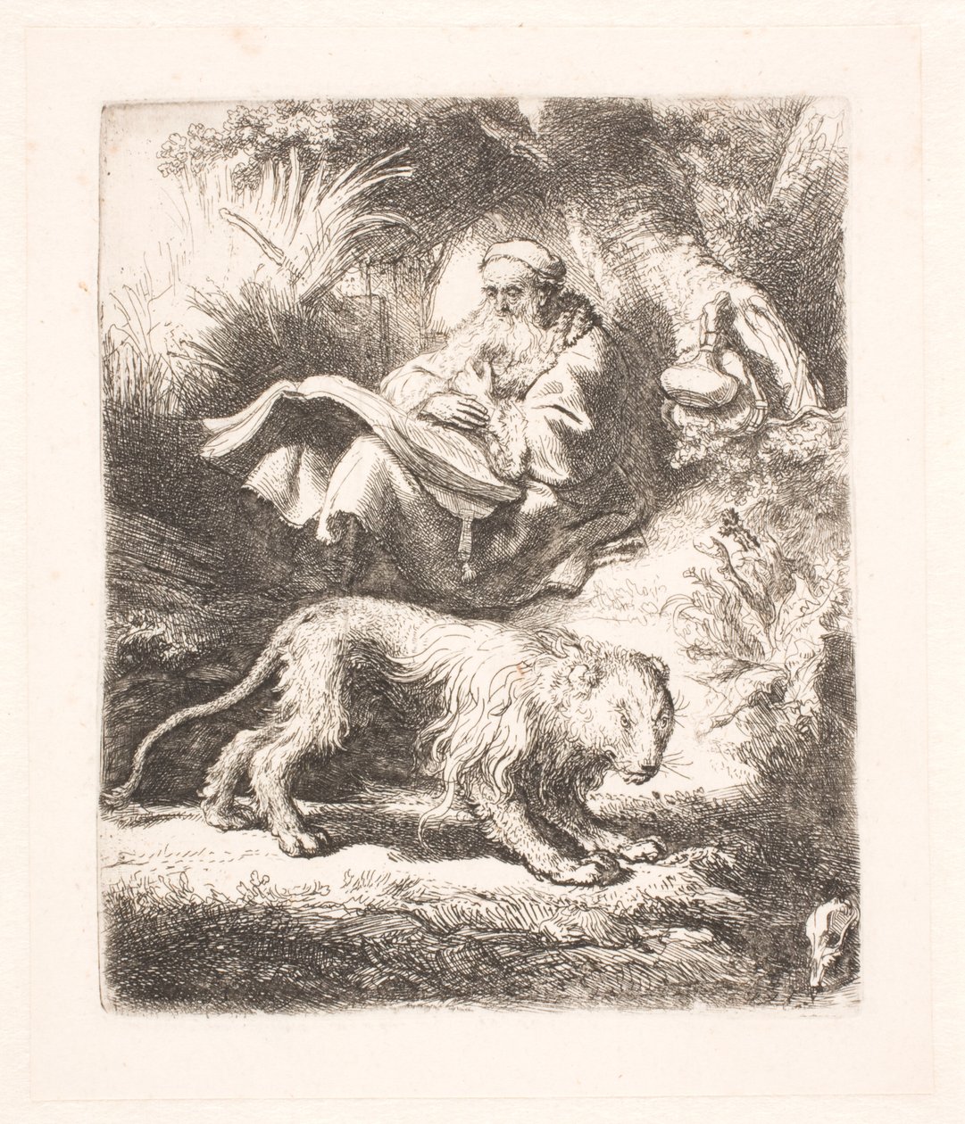 San Girolamo che legge da Rembrandt van Rijn