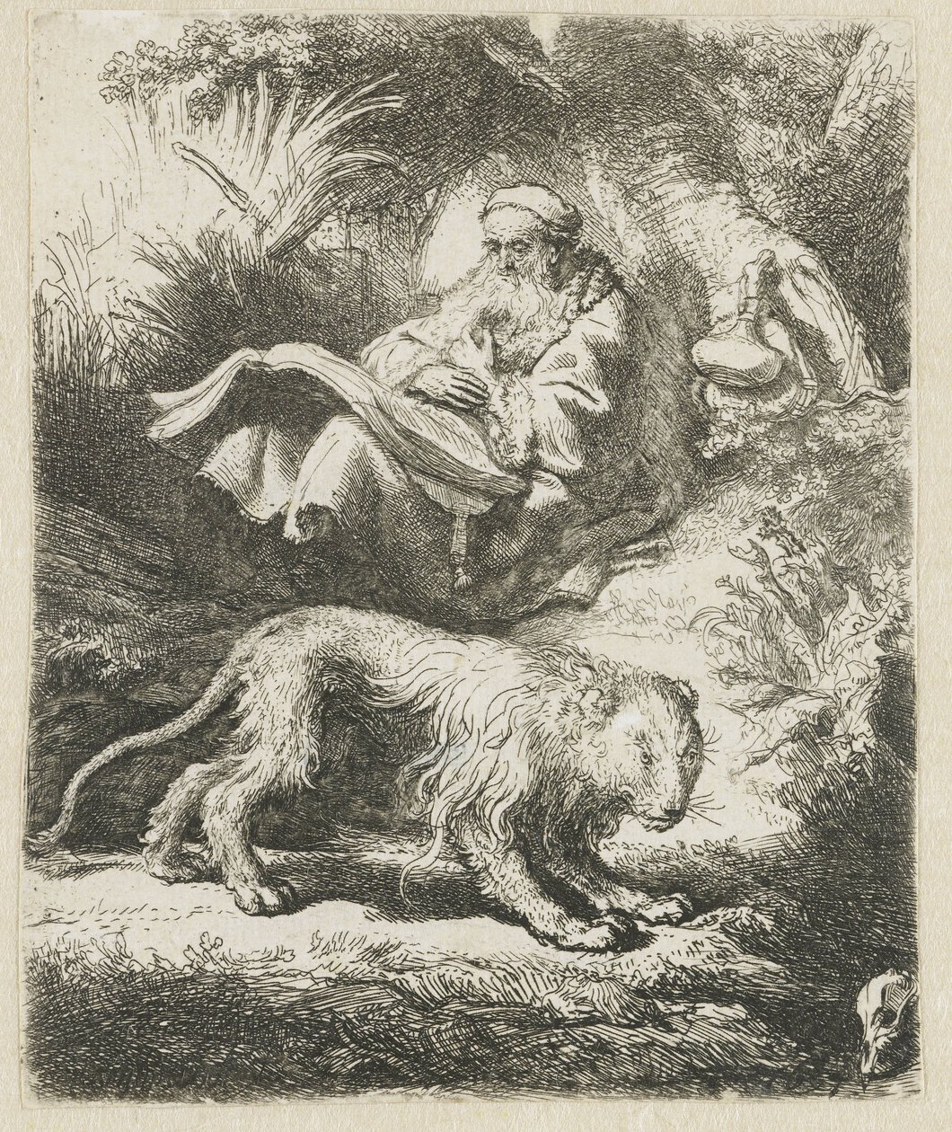 San Girolamo che legge da Rembrandt van Rijn