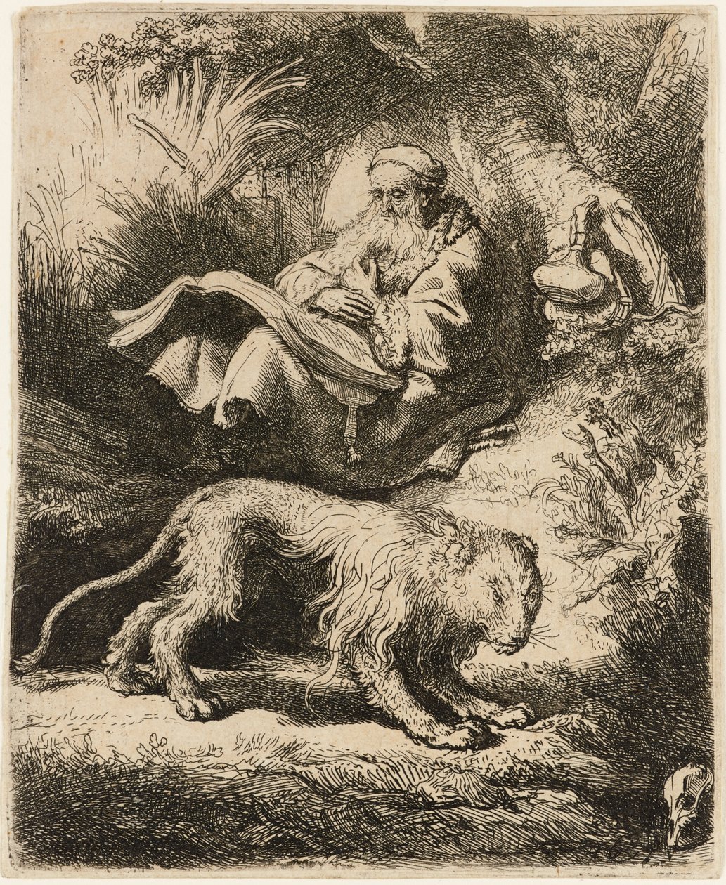 San Girolamo che legge da Rembrandt van Rijn