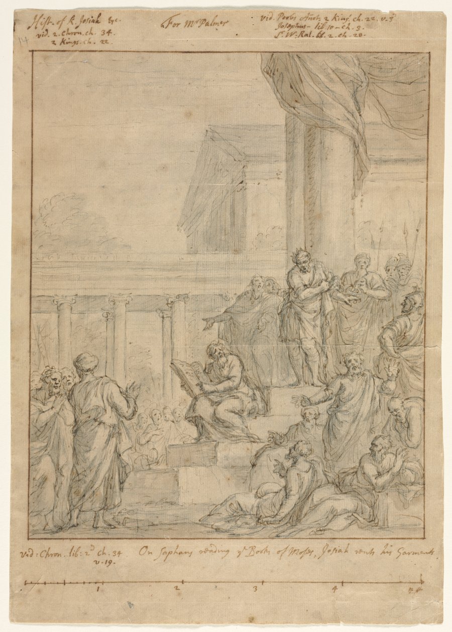 Studio per Giosia che strappa le sue vesti da Rembrandt van Rijn