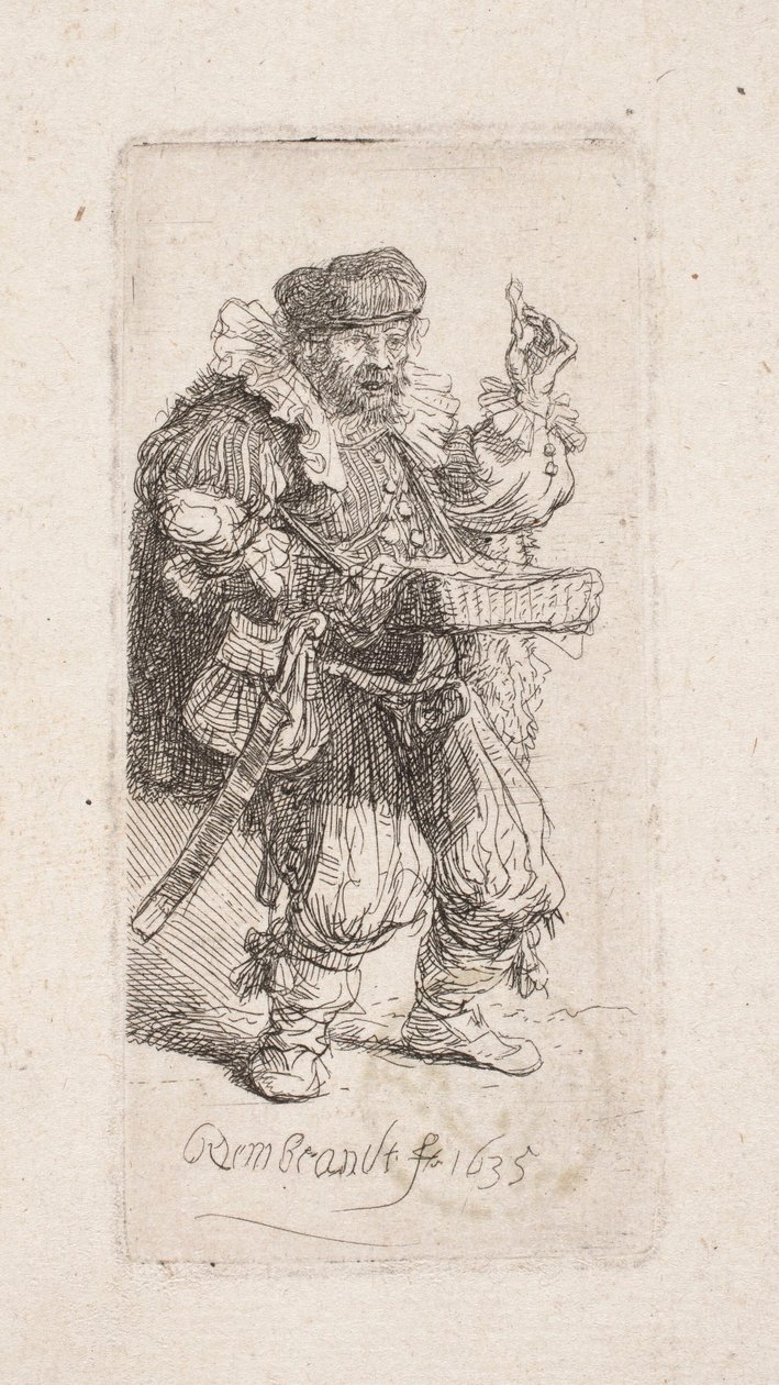 Il ciarlatano (produttore di unguenti miracolosi) da Rembrandt van Rijn