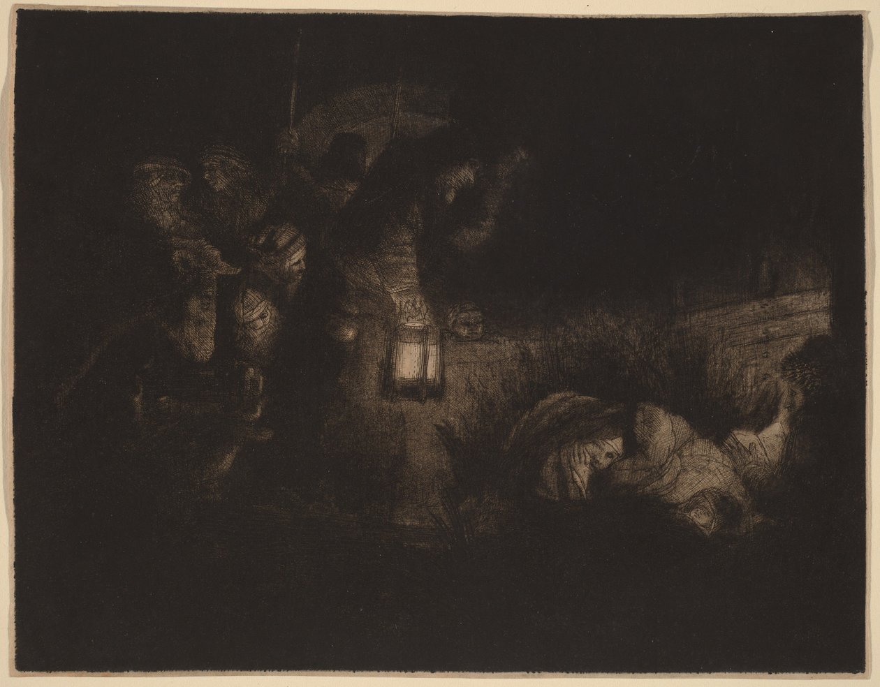 L’adorazione dei pastori: un quadro notturno da Rembrandt van Rijn