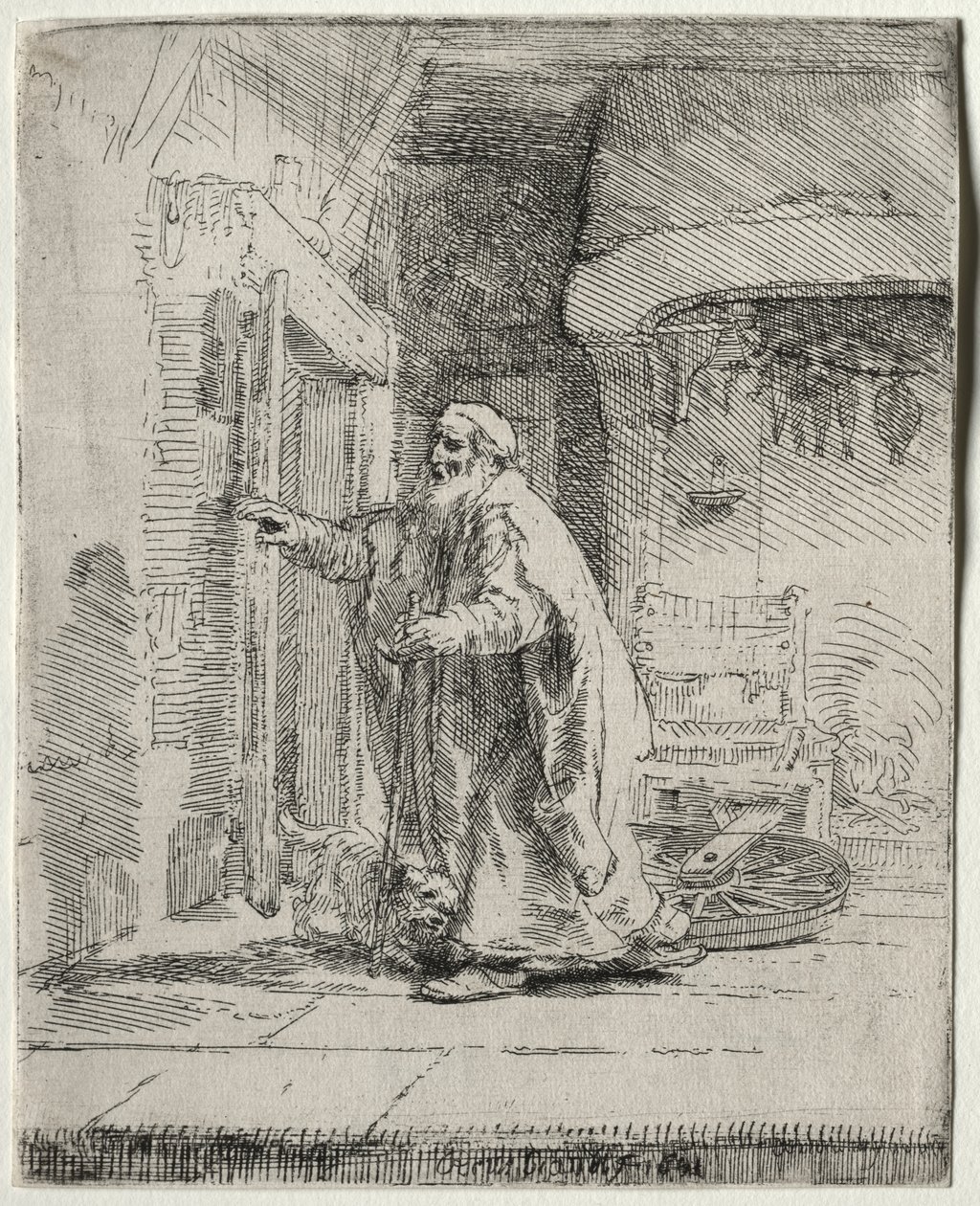 La cecità di Tobia: La lastra più grande da Rembrandt van Rijn