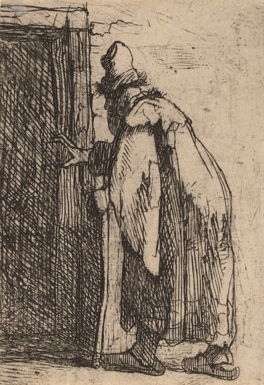 La cecità di Tobia: uno schizzo, c. 1629 da Rembrandt van Rijn