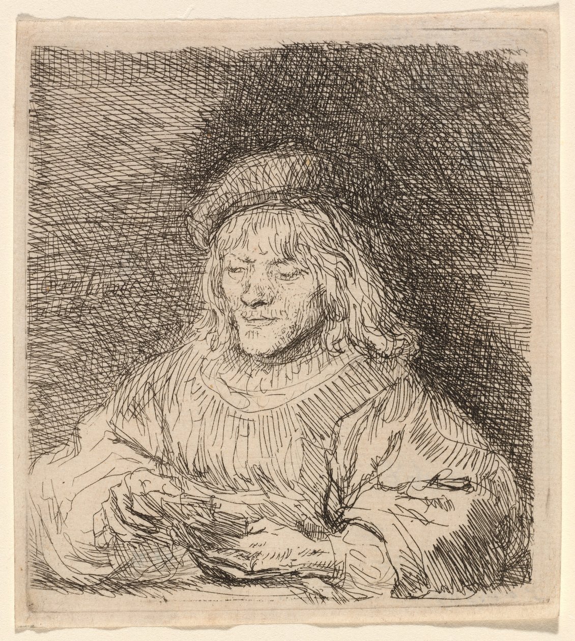 Il giocatore di carte da Rembrandt van Rijn