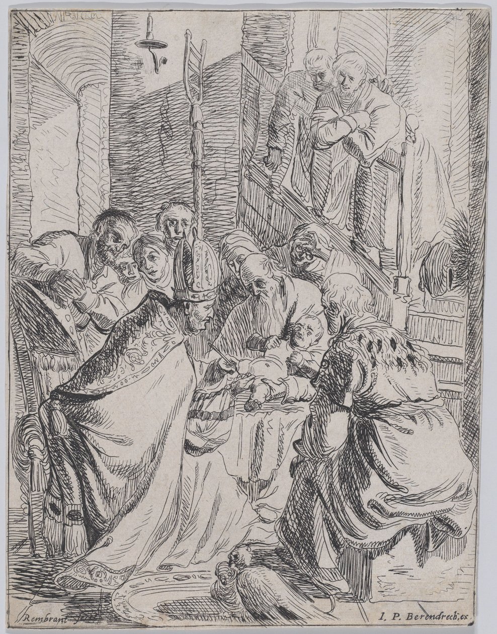 La circoncisione, ca. 1625 da Rembrandt van Rijn