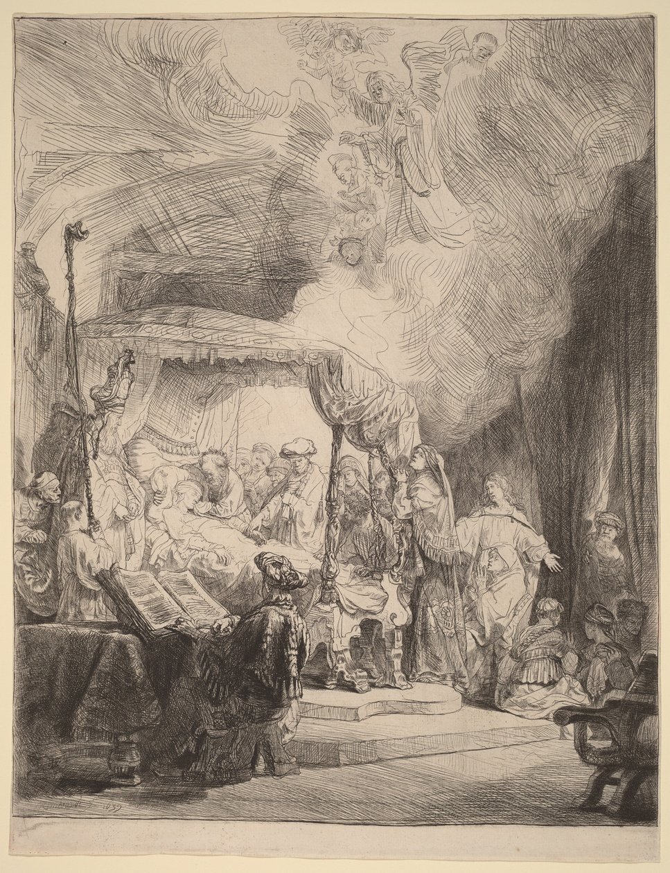 La morte della Vergine da Rembrandt van Rijn