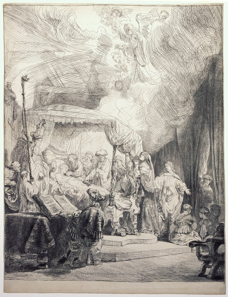La morte della Vergine da Rembrandt van Rijn