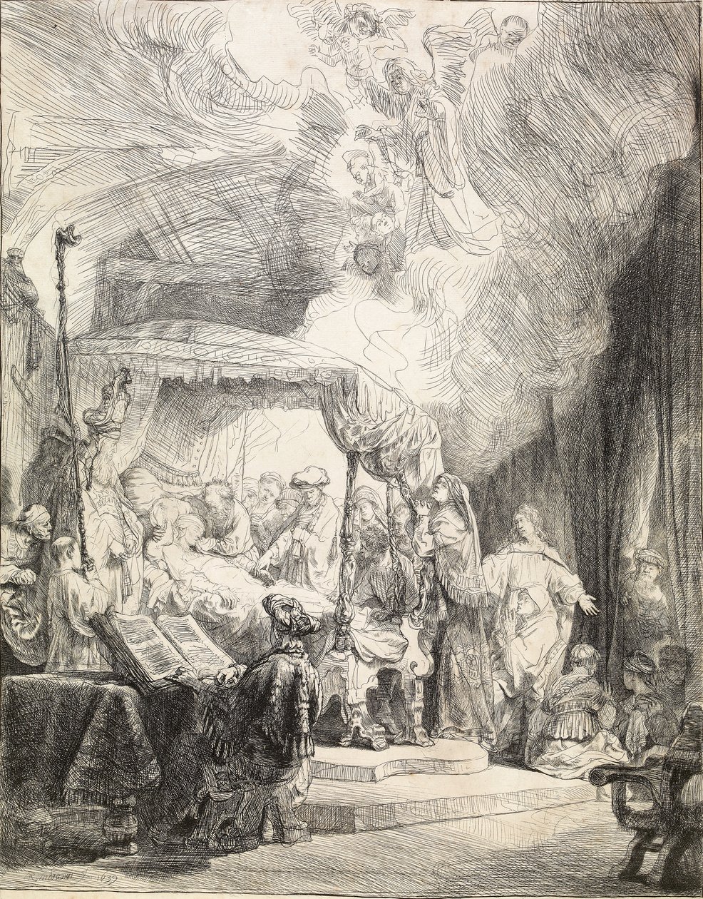 La morte della Vergine da Rembrandt van Rijn