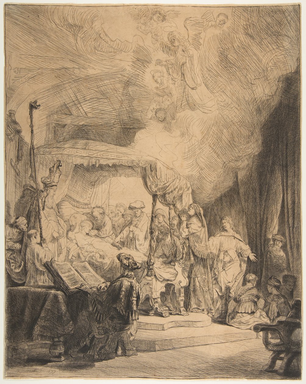 La Morte della Vergine, 1639 da Rembrandt van Rijn