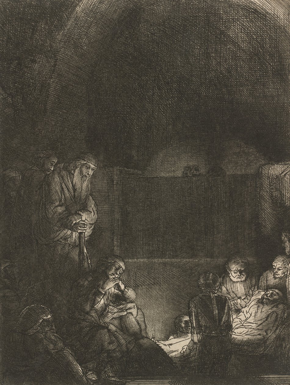 La sepoltura, ca. 1654 da Rembrandt van Rijn