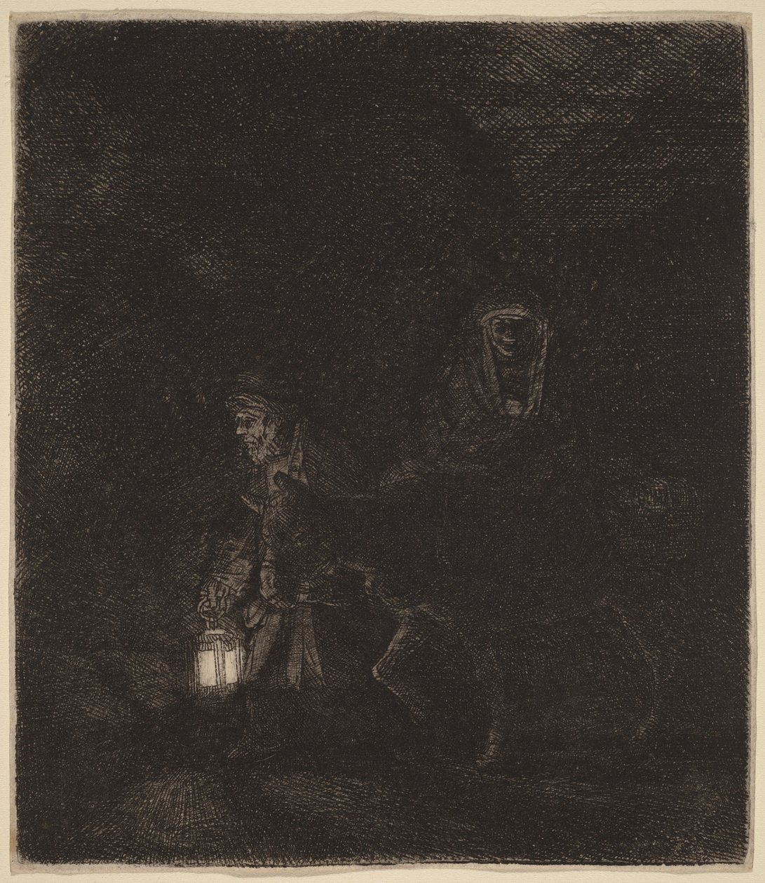 La fuga in Egitto da Rembrandt van Rijn