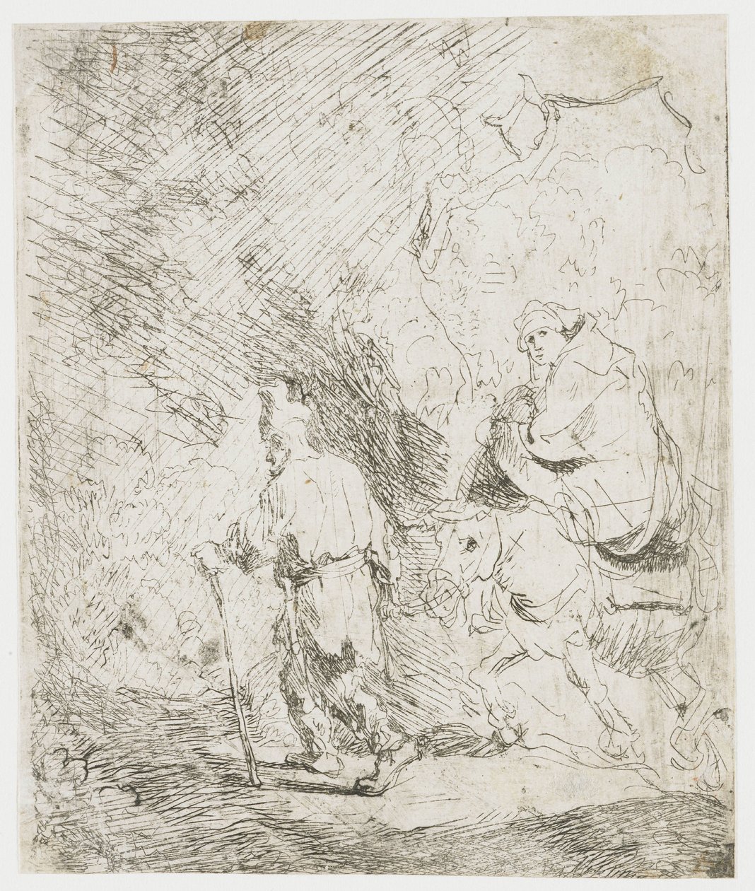 La fuga in Egitto da Rembrandt van Rijn