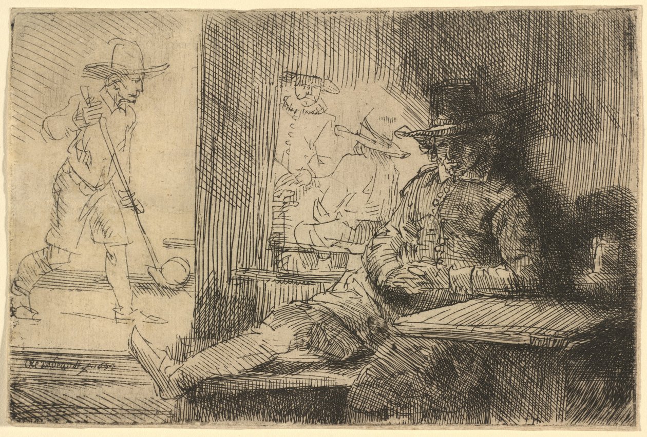 Il giocatore di golf da Rembrandt van Rijn