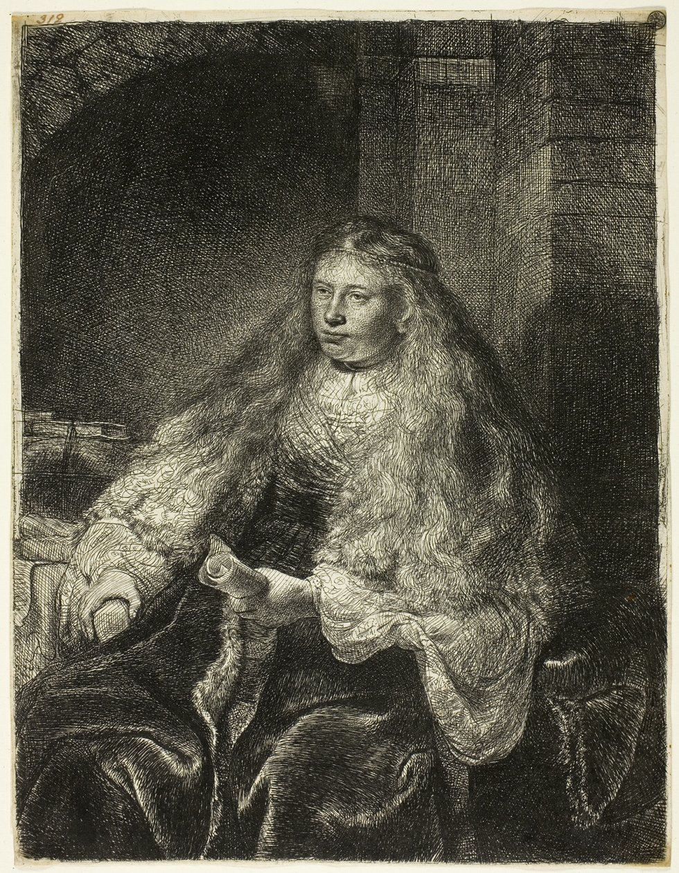 La grande sposa ebrea da Rembrandt van Rijn