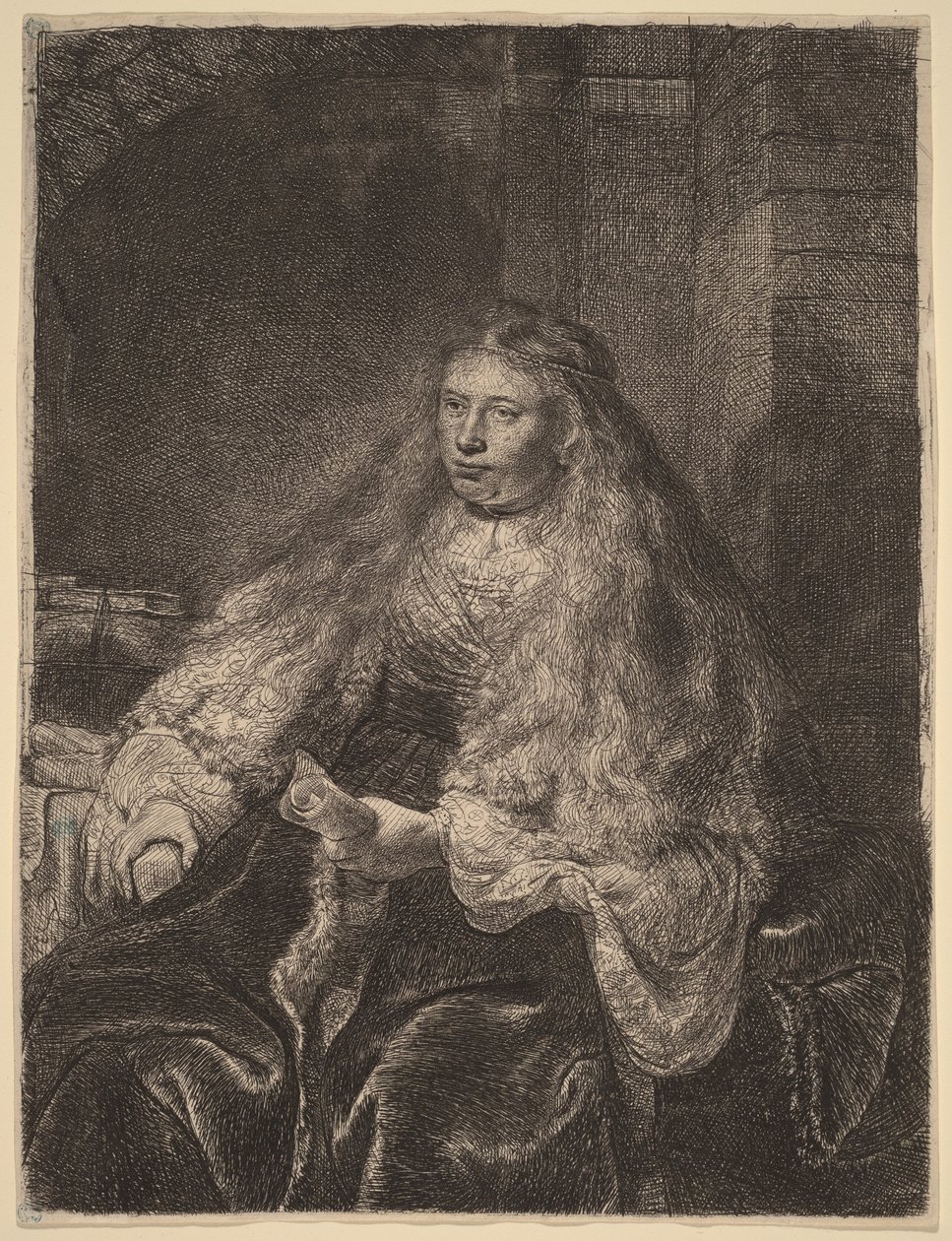 La grande sposa ebrea da Rembrandt van Rijn