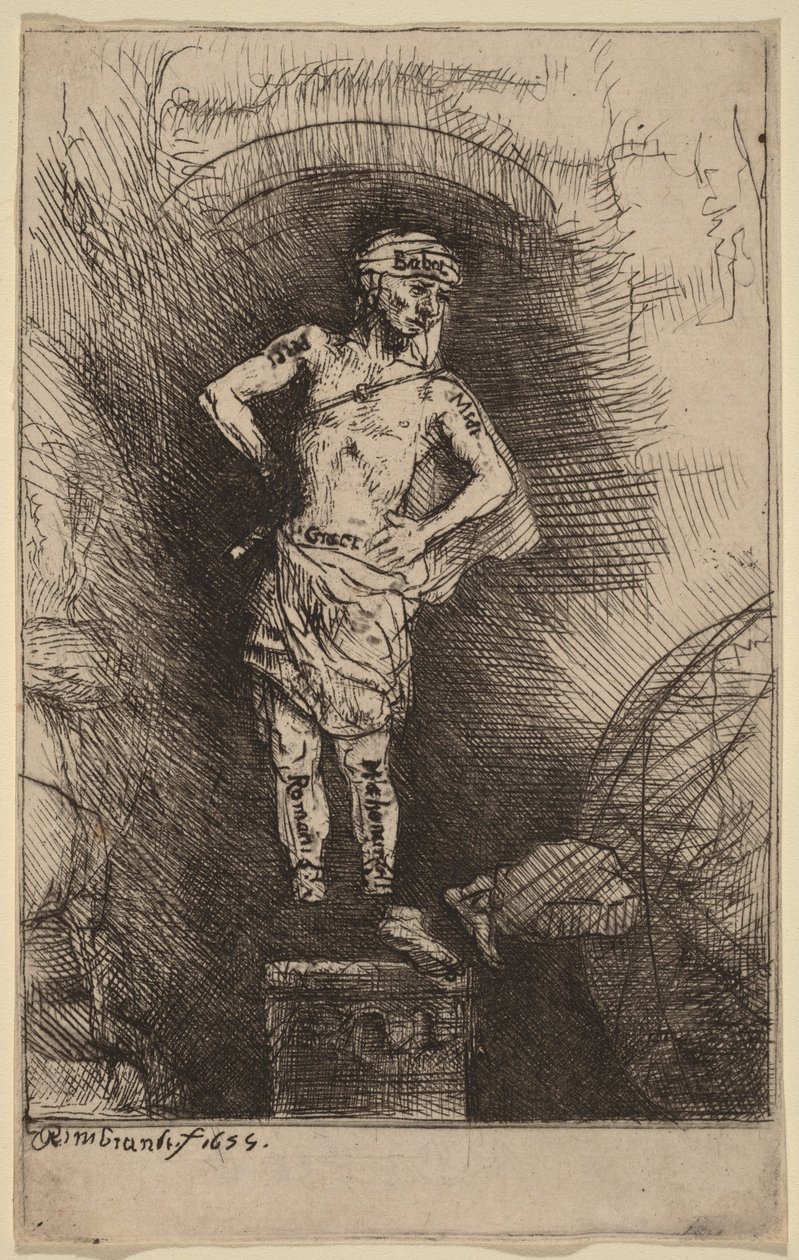 La visione di Nabucodonosor da Rembrandt van Rijn