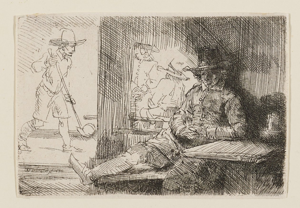Il Kolf Player da Rembrandt van Rijn