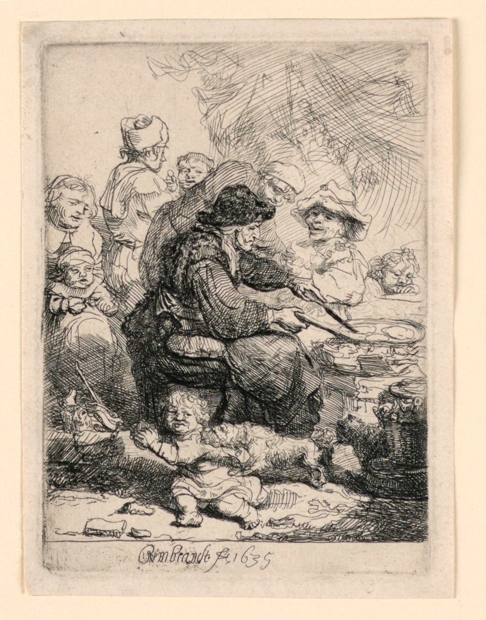 La donna delle frittelle | Rembrandt van Rijn