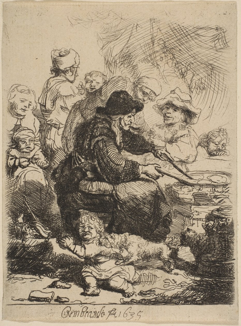 La Donna delle Frittelle da Rembrandt van Rijn
