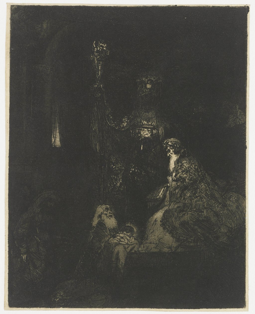The Presentation in the Temple da Rembrandt van Rijn