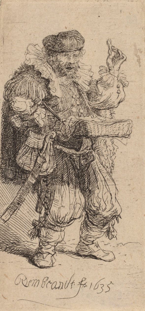 Il Ciarlatano, 1635 da Rembrandt van Rijn