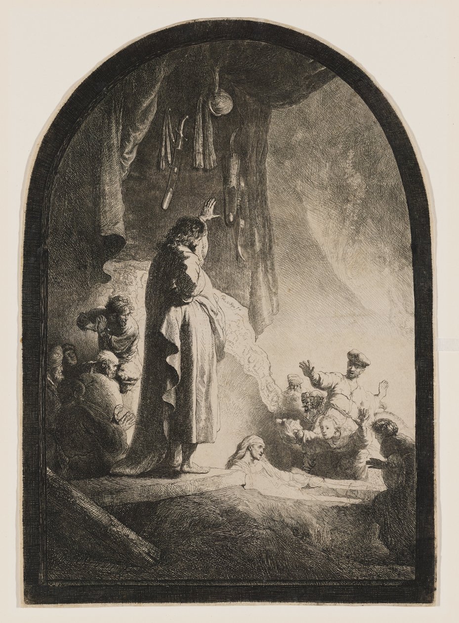 La resurrezione di Lazzaro da Rembrandt van Rijn