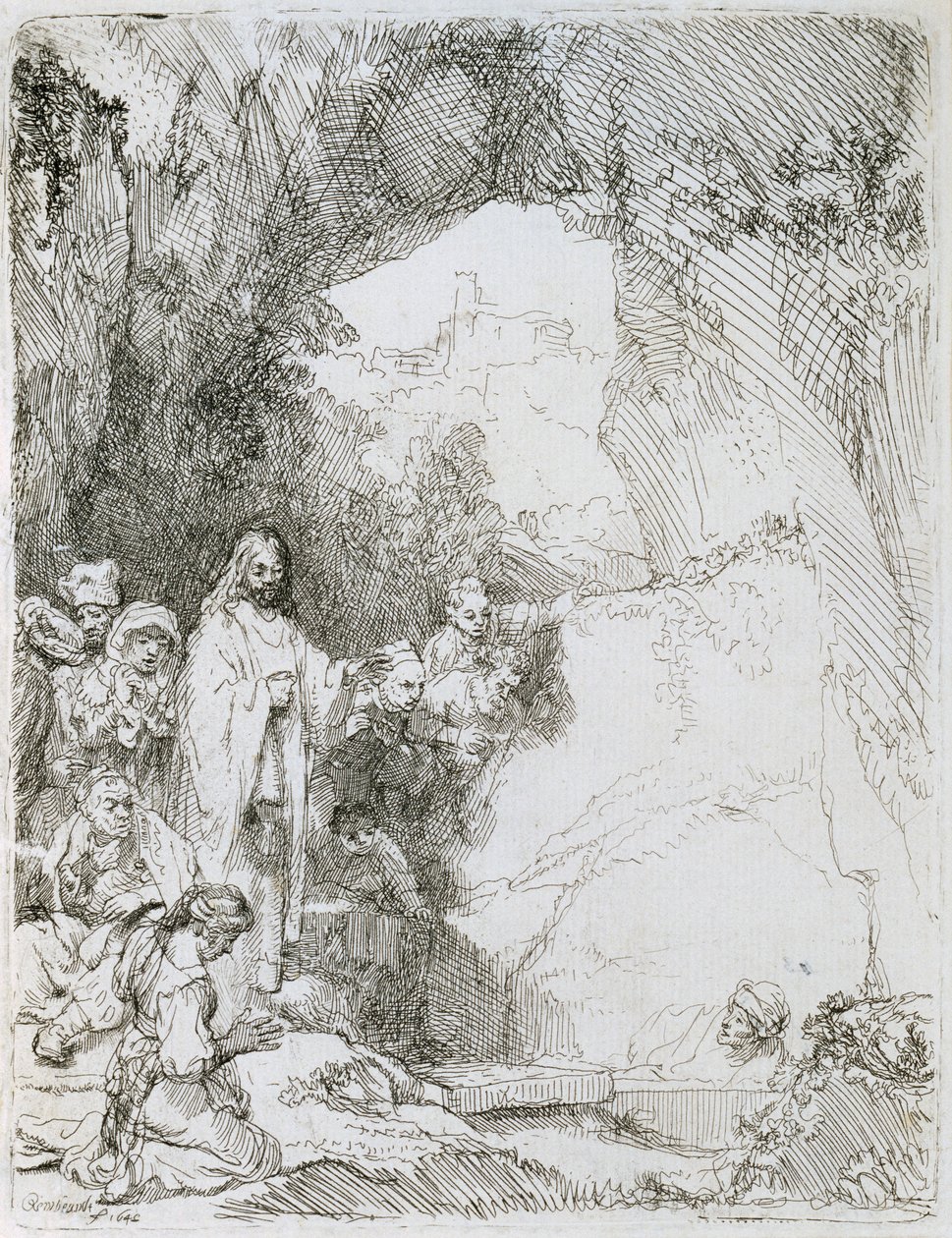 La resurrezione di Lazzaro da Rembrandt van Rijn