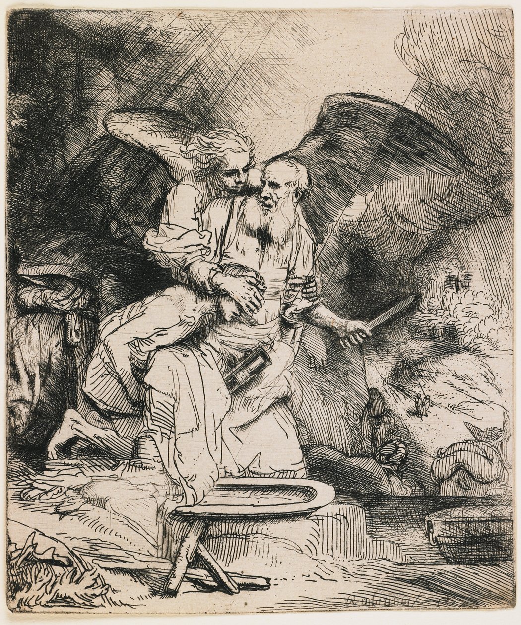 Il sacrificio di Isacco von Rembrandt van Rijn