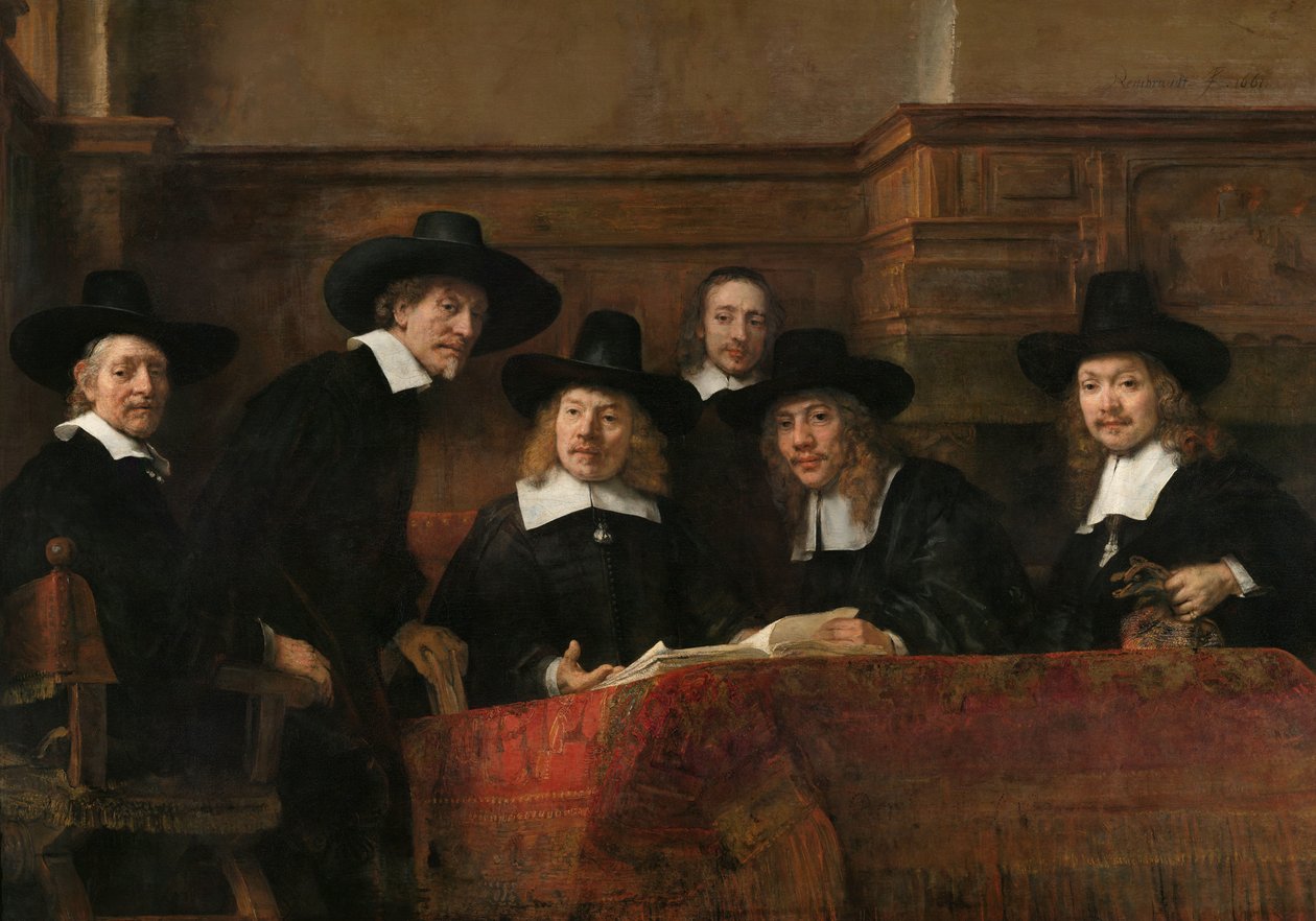 I sindaci del Gilda dei Drapieri di Amsterdam, noti come 