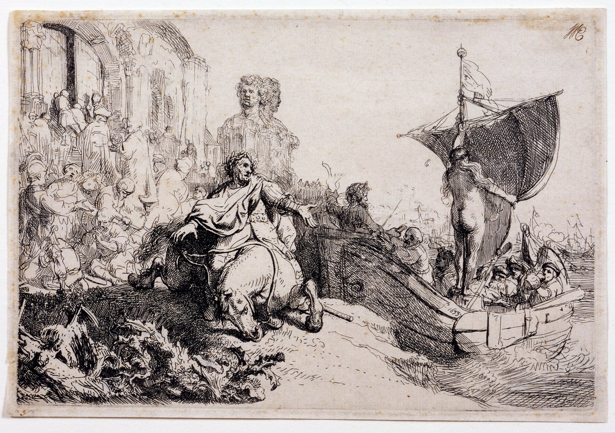 La nave della fortuna da Rembrandt van Rijn