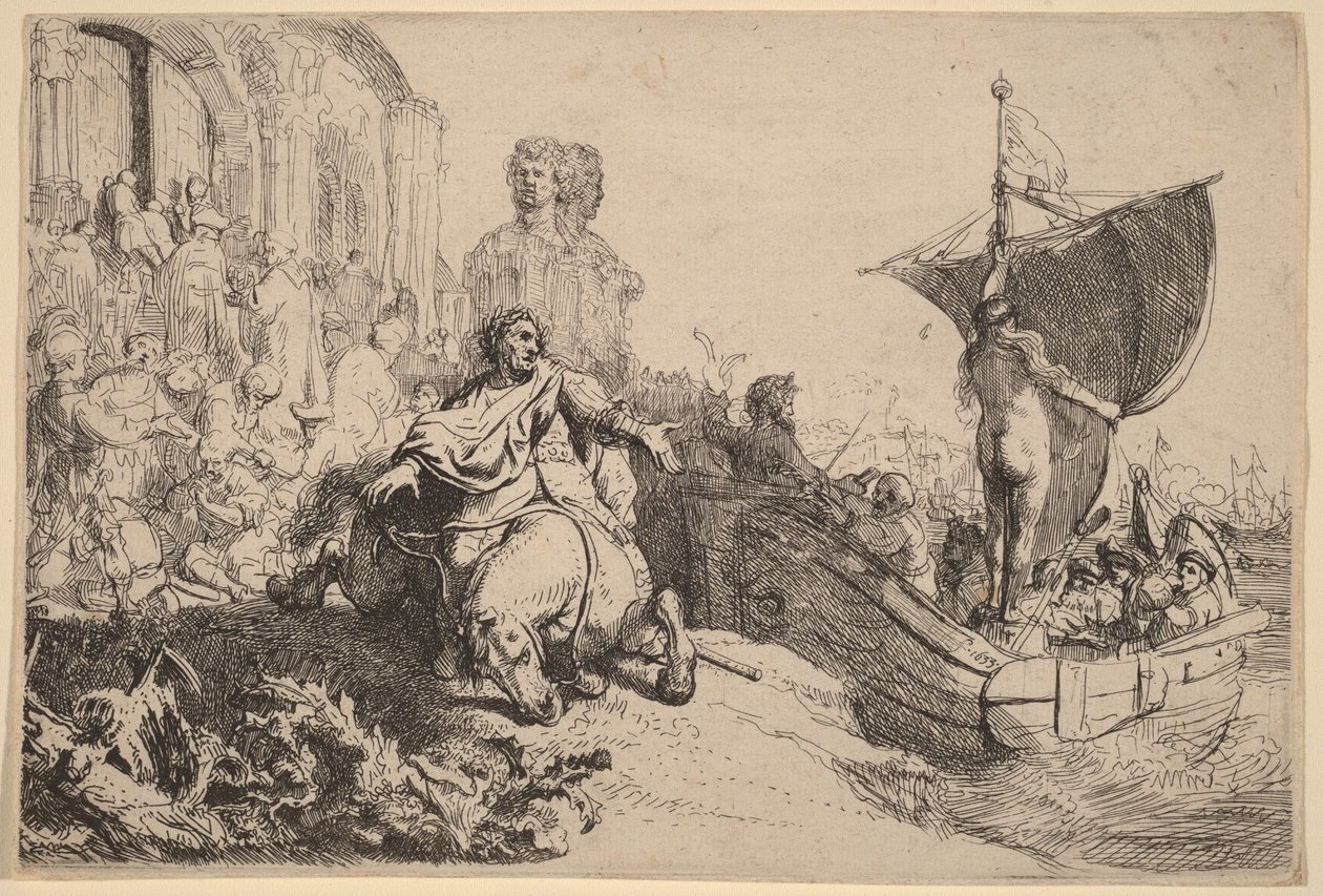La nave della fortuna da Rembrandt van Rijn