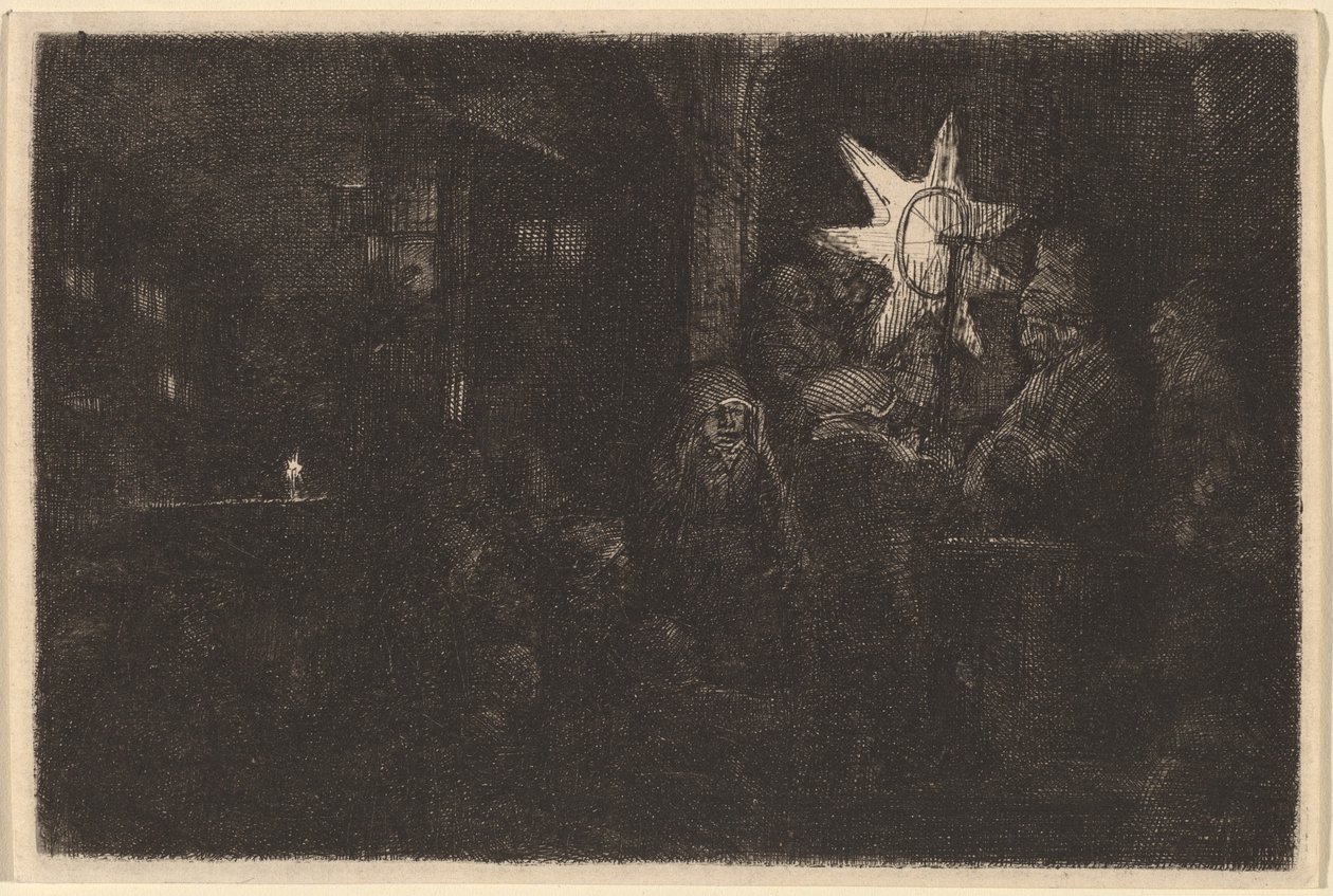 La Stella dei Re: Un Pezzo Notturno da Rembrandt van Rijn