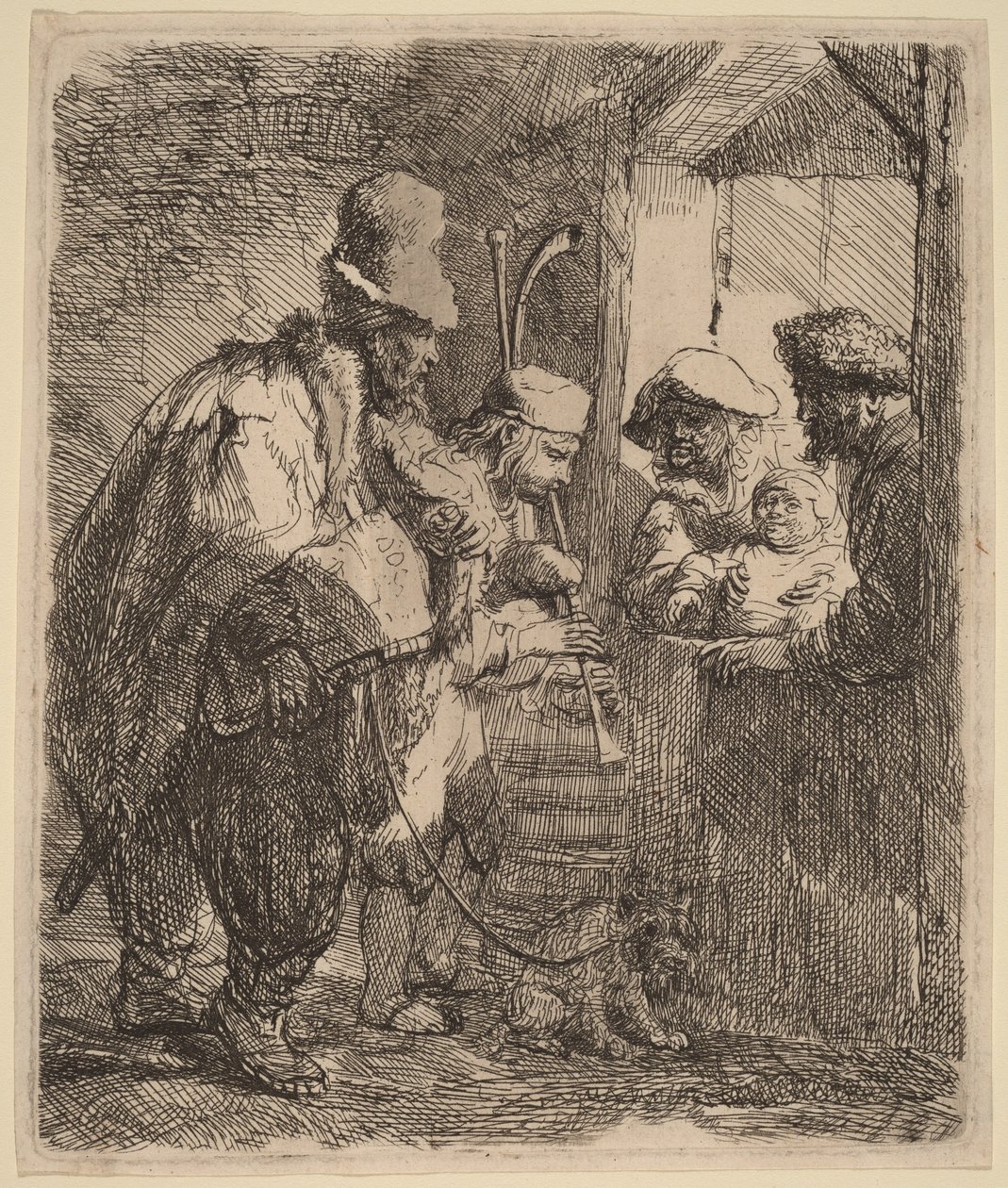 I musicisti ambulanti da Rembrandt van Rijn