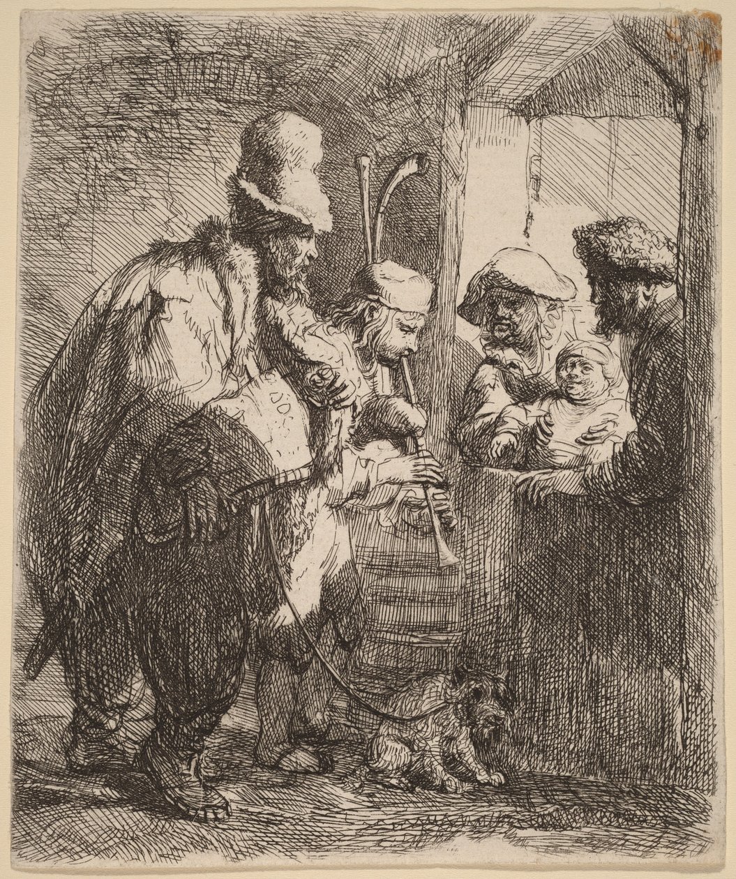 I musicisti ambulanti da Rembrandt van Rijn