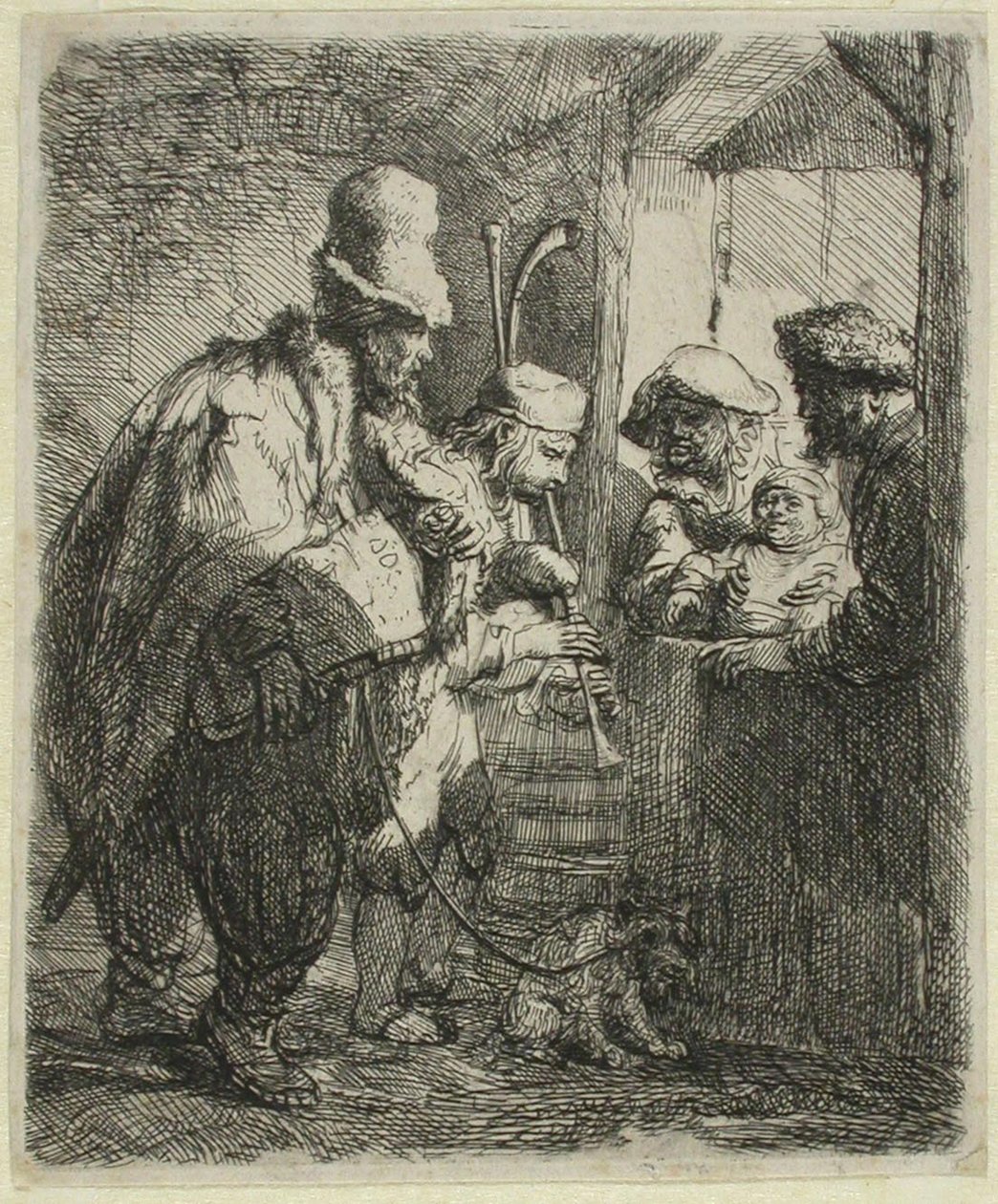 I musicisti ambulanti da Rembrandt van Rijn