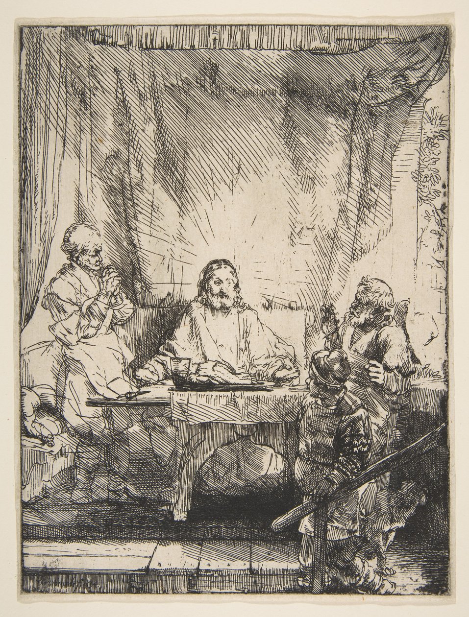 La cena di Emmaus da Rembrandt van Rijn