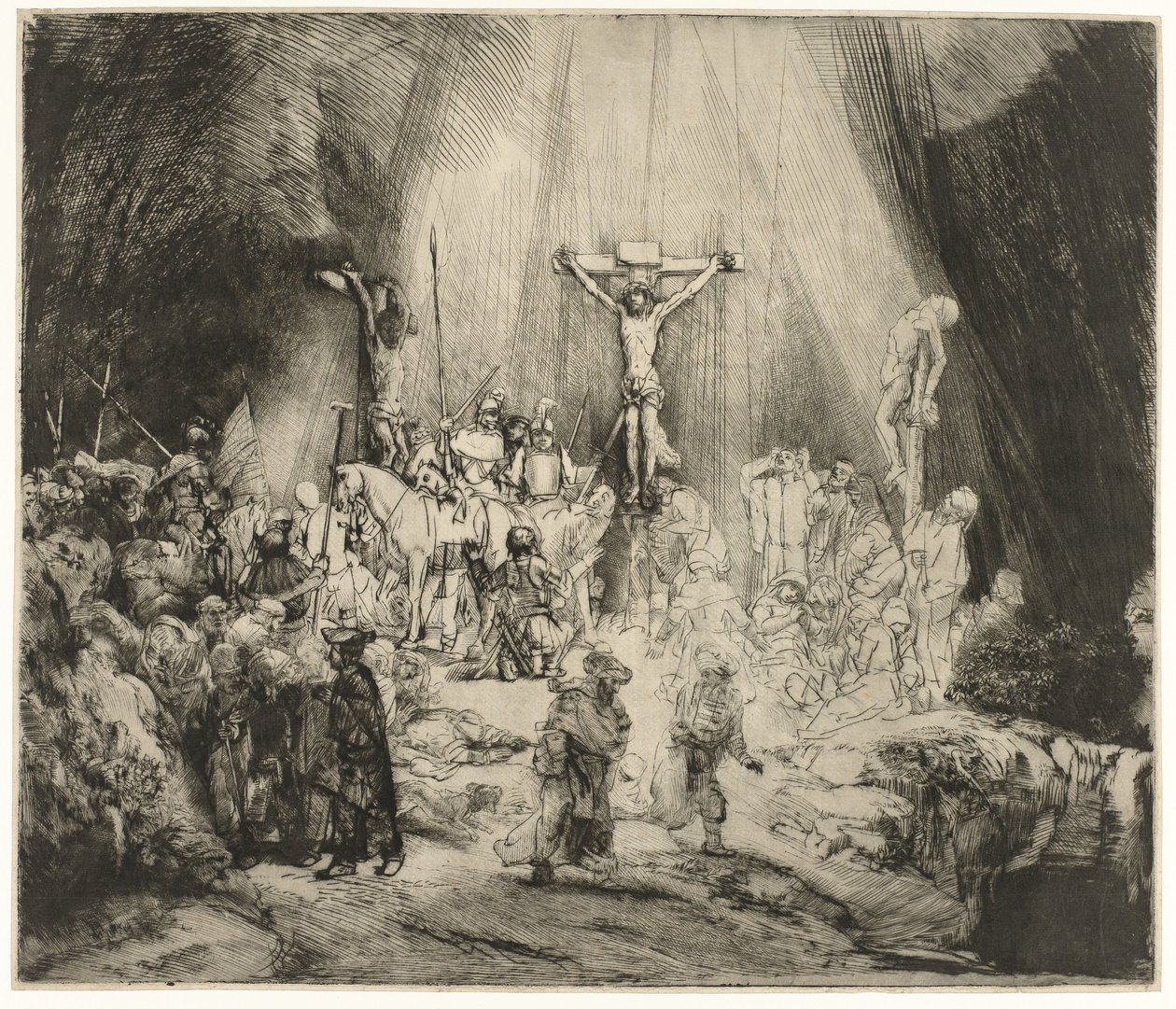 Le Tre Croci da Rembrandt van Rijn