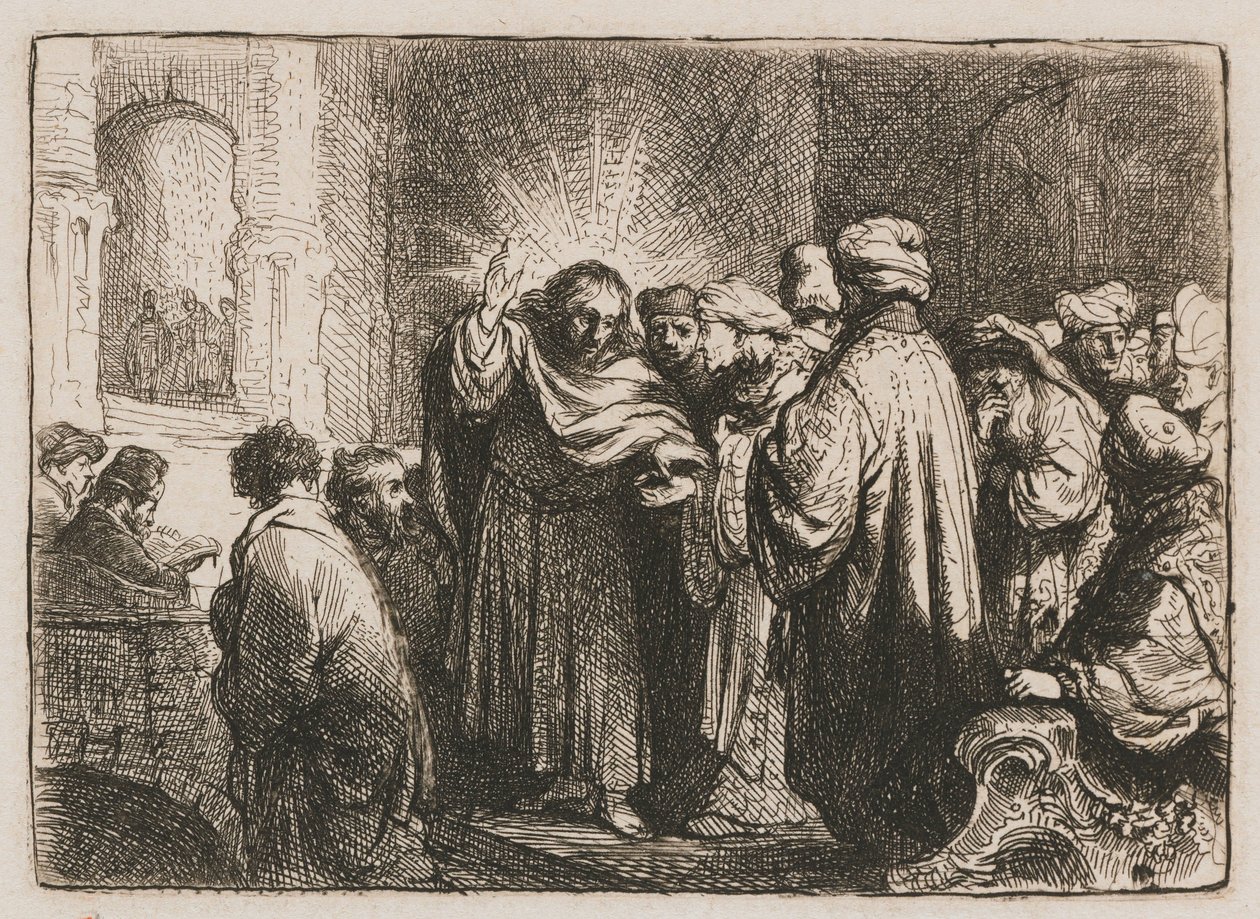 Il denaro del tributo da Rembrandt van Rijn