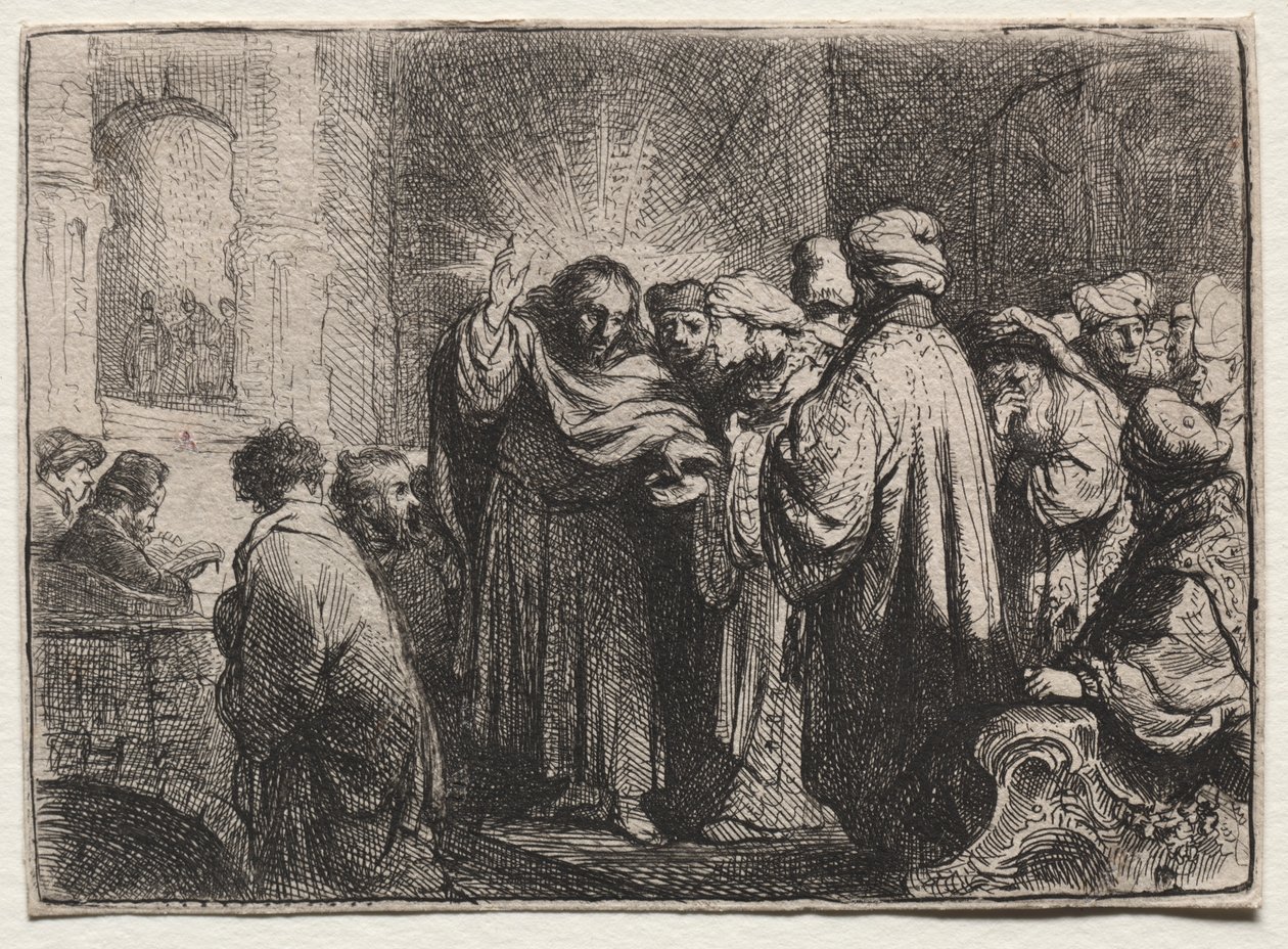 Il denaro del tributo da Rembrandt van Rijn