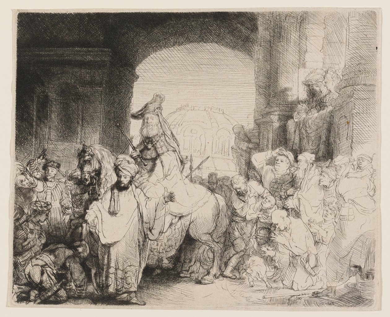 Il trionfo di Mardocheo da Rembrandt van Rijn