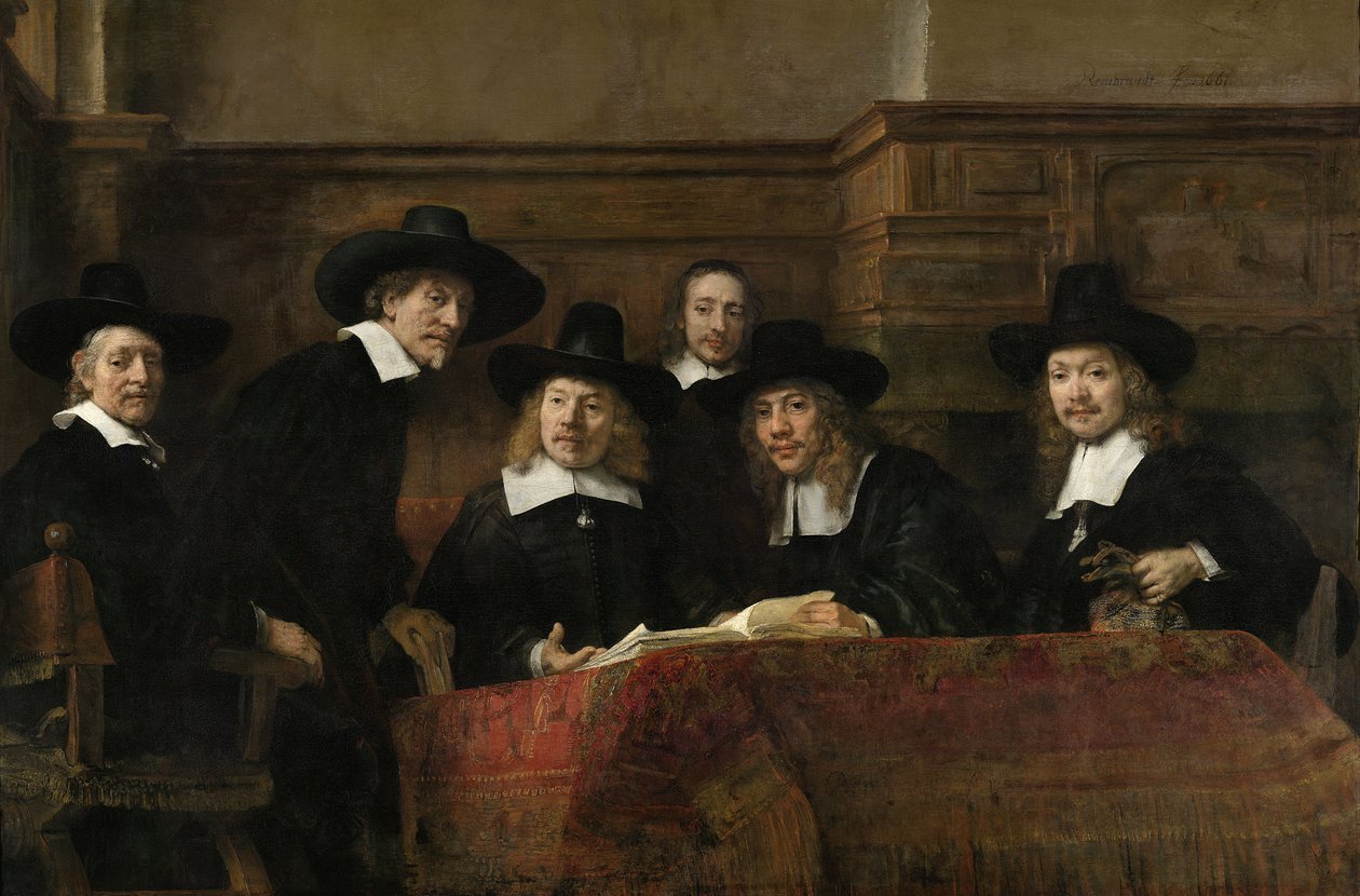 I guardiani della Gilda dei Drapers di Amsterdam, conosciuti come 