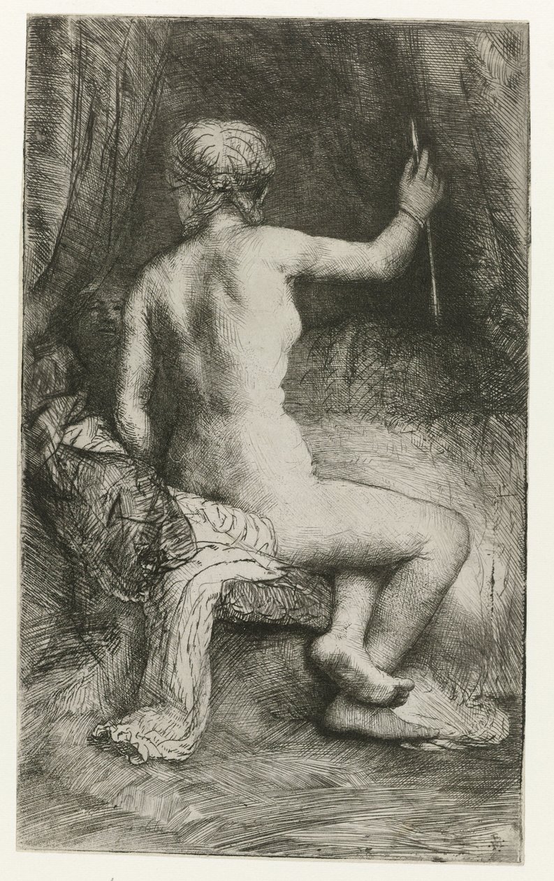 La donna con la freccia da Rembrandt van Rijn