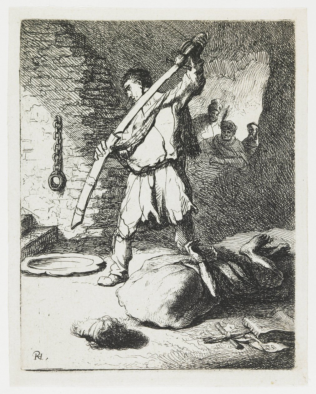 La decapitazione di San Giovanni Battista da Rembrandt van Rijn